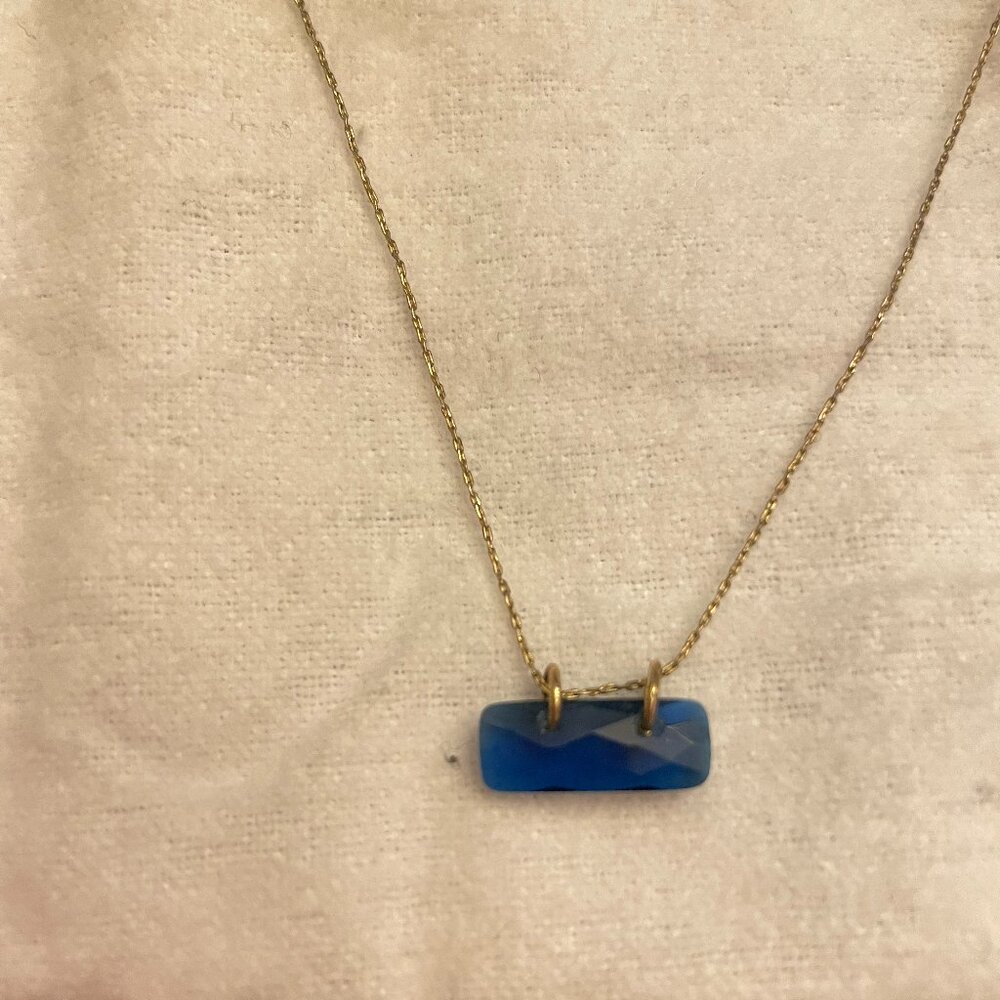 Blue Gem Necklace
